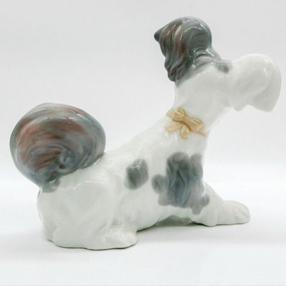 RARE VINTAGE Lladro Skye Terrier 🐶🐾 Porcelain Dog Figure #4643 - Picture 2 of 4